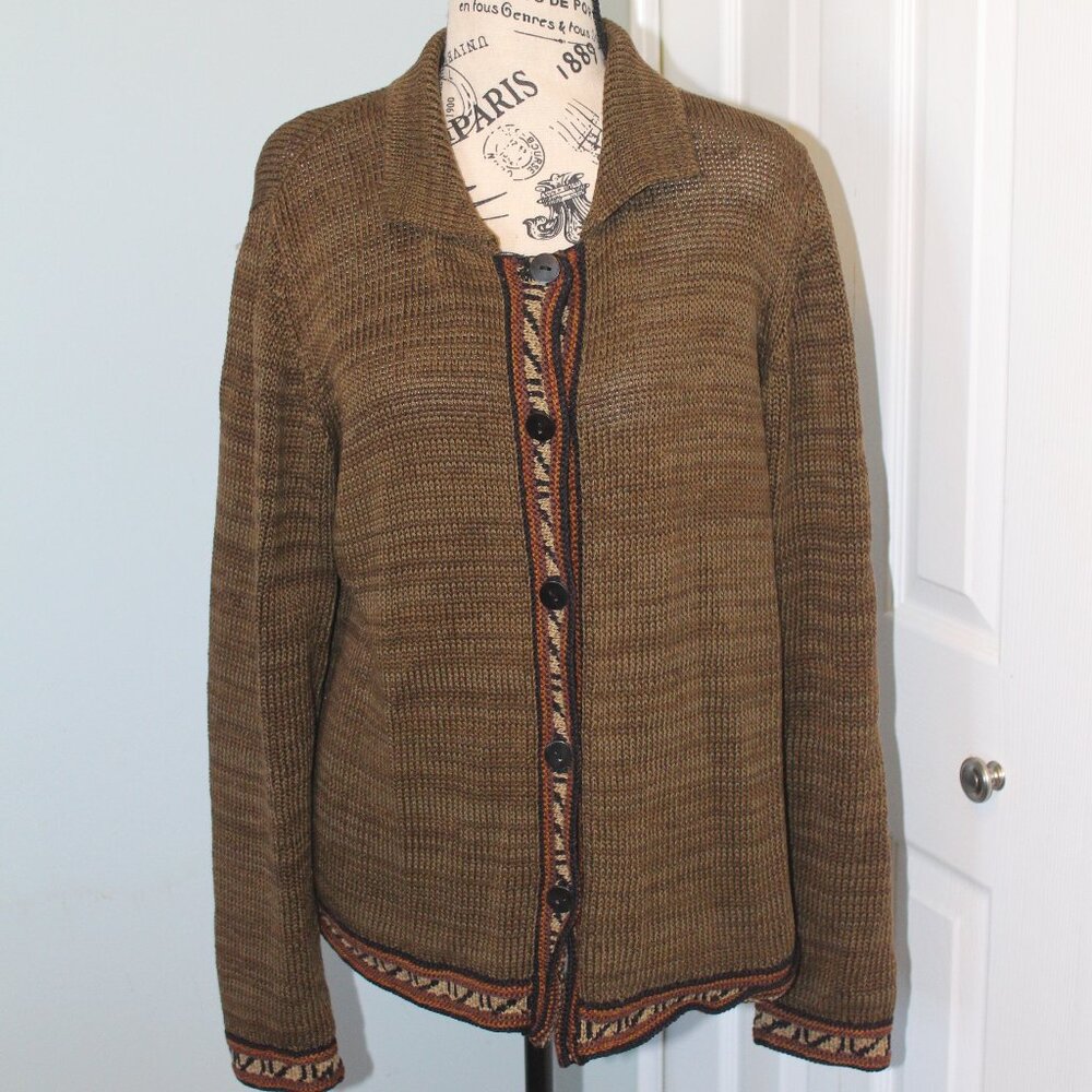 Peruvian Connection 100% Pima Cotton Sweater